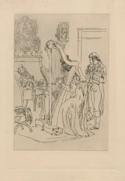 Arietta av Félicien Rops