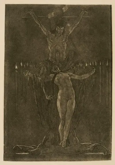 Kalvariebacken av Félicien Rops