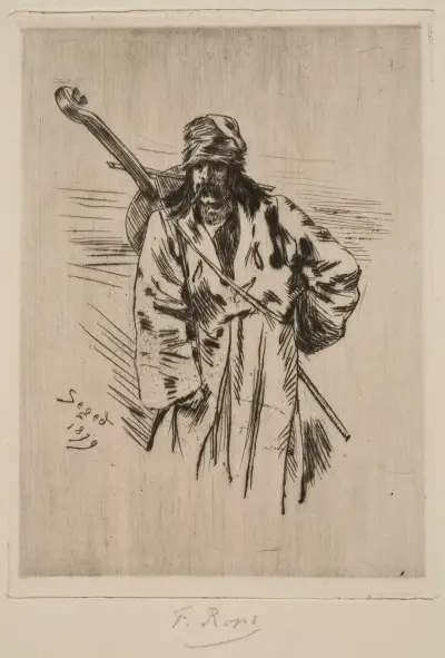 Czardas av Félicien Rops