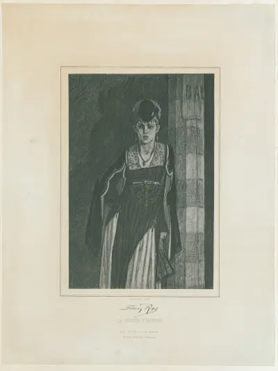 Absintdrinkarna av Félicien Rops