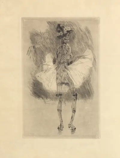 De dansande döda av Félicien Rops