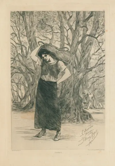 Olivskörden av Félicien Rops