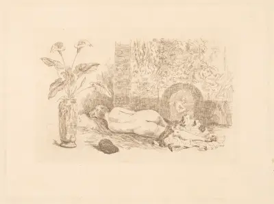 Siestan av Félicien Rops