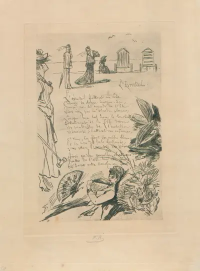 Solfläkten av Félicien Rops