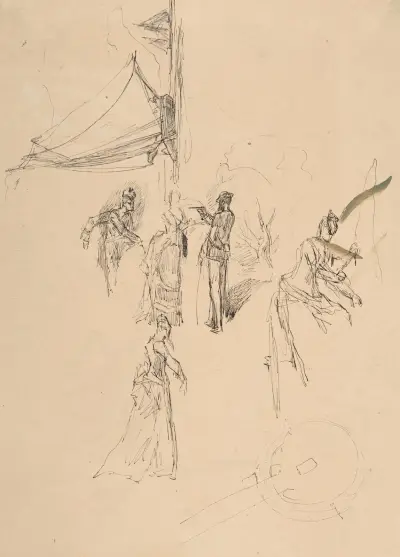 Studie postavy, Félicien Rops