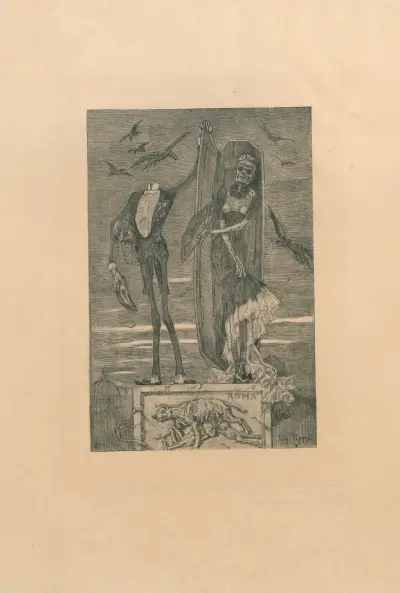 Finis latinorum av Félicien Rops