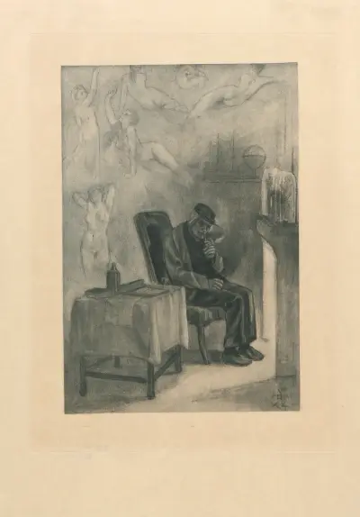 Herinneringen aan vroeger av Félicien Rops