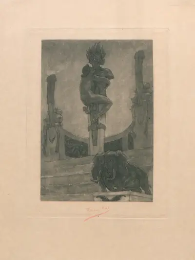 Det heta idolen av Félicien Rops