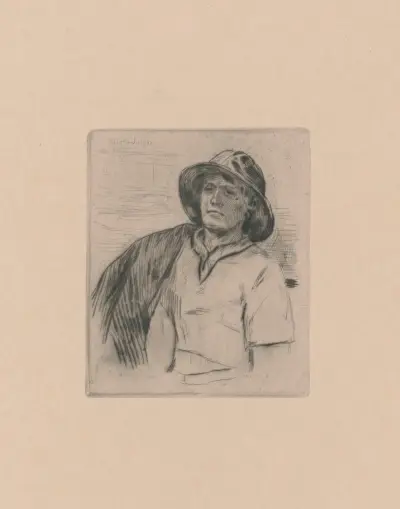 Jean Vandyrendonck – (pêcheur de) Bläghenberghe av Félicien Rops