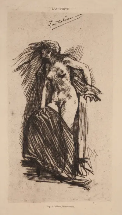 Vreden av Félicien Rops