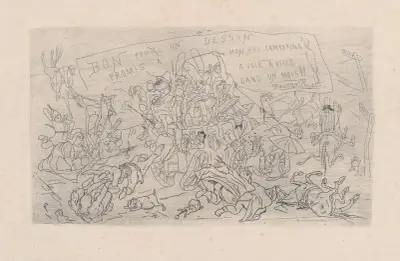 Die Postkutsche von Uccle von Félicien Rops