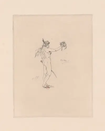 Straffets gudinna av Félicien Rops