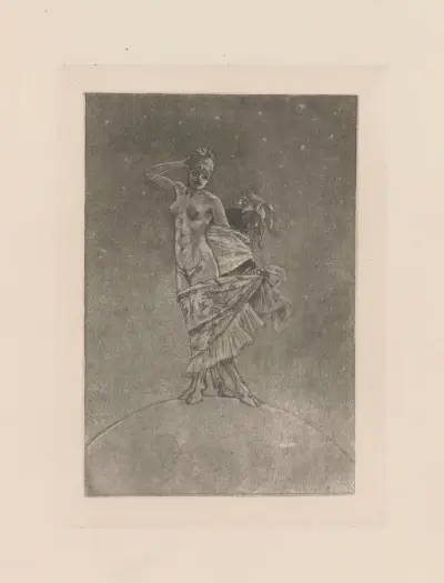 La prostitution et la folie dominent le monde av Félicien Rops