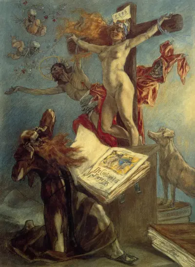 S:t Antonius frestelse av Félicien Rops