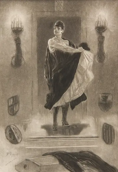 En kvinnas hämnd av Félicien Rops
