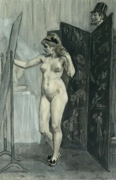 Skärmen av Félicien Rops