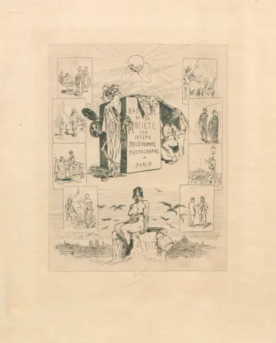 Les bas-fonds de la Société av Félicien Rops