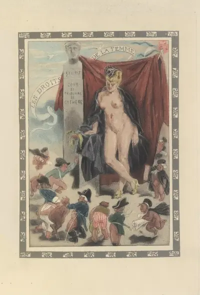 Kvinnans rättigheter av Félicien Rops