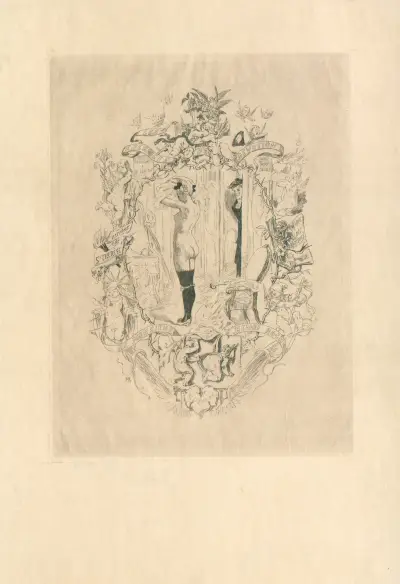 Les exercices de dévotion de Monsieur Henri Roch… av Félicien Rops