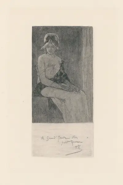 Ma grand’tante av Félicien Rops
