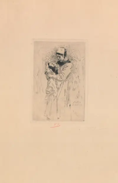 Mater dolorosa av Félicien Rops