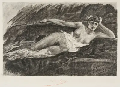 Messalina or Lassata av Félicien Rops
