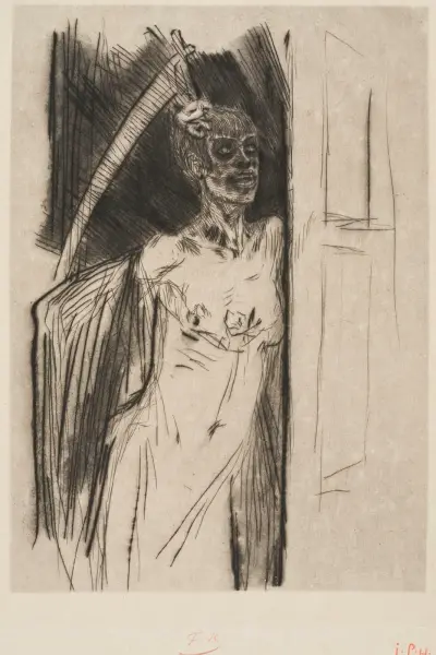 Mors syphilitica (Syfilitisk död) av Félicien Rops