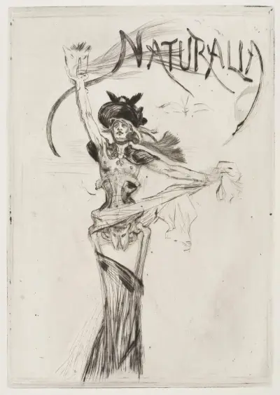 Naturalia non sunt turpia (What is Natural is not dirty) av Félicien Rops