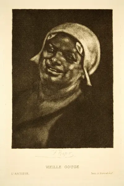 Old Madam av Félicien Rops