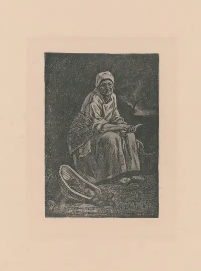 Oude Kate, II av Félicien Rops
