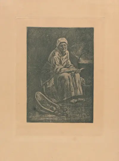 Oude Kate av Félicien Rops