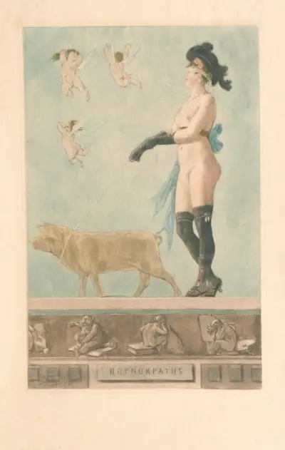 Pornokrates. av Félicien Rops