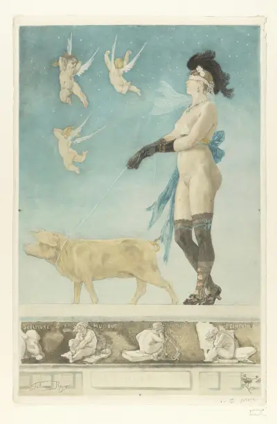 Pornokrates av Félicien Rops