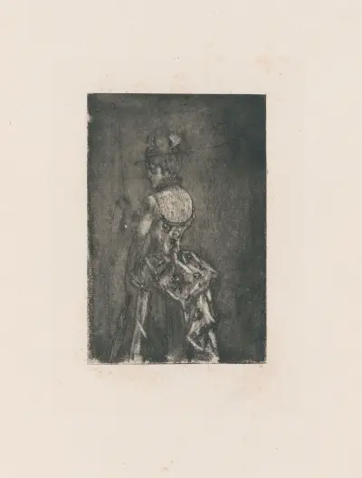 Der erste Schritt, 1883 von Félicien Rops