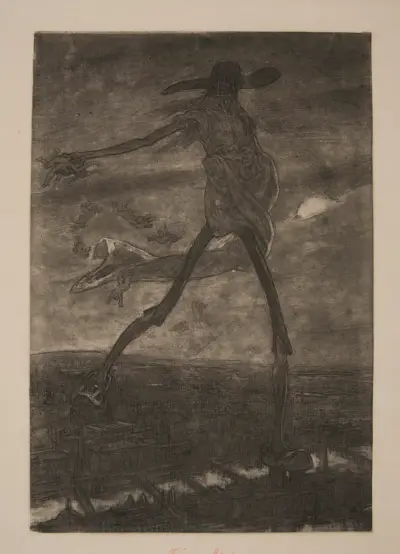 Satan sår ogräs av Félicien Rops