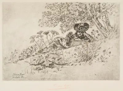 Vår av Félicien Rops