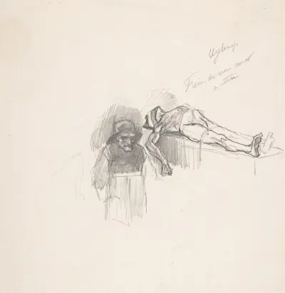 Studie för Uylenspiegel av Félicien Rops