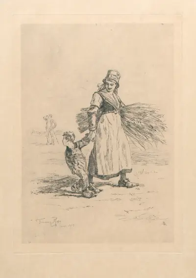 Återkomst från fältet av Félicien Rops