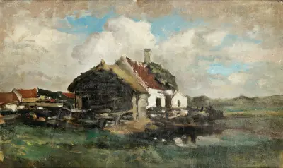 Det övergivna huset av Félicien Rops