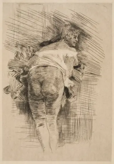The Appeal to the Masses av Félicien Rops