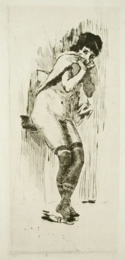 The Big Oriental Issue and Fire! av Félicien Rops