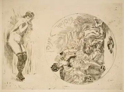 The Big Oriental Issue and Fire! av Félicien Rops
