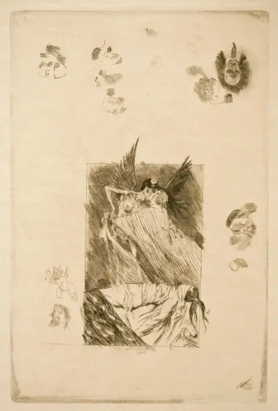Die toten Küsse von Félicien Rops