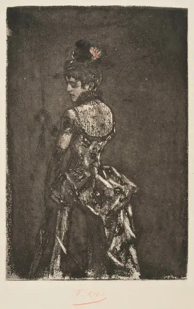 Det första steget av Félicien Rops