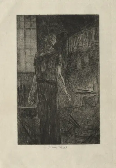 Hängningen i Levallois-Perret av Félicien Rops