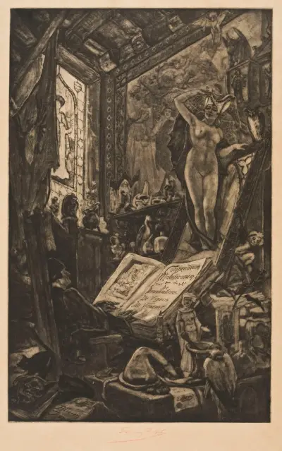 Der Zauberformel von Félicien Rops