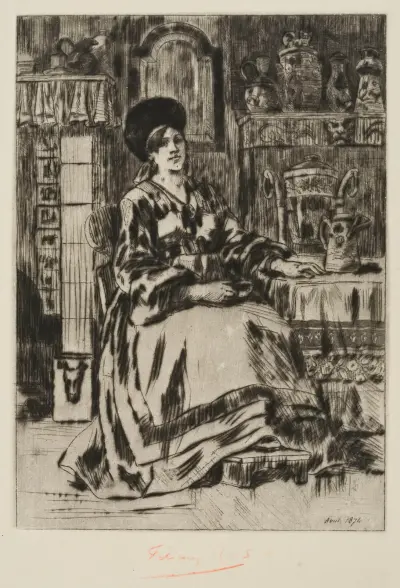 Den norska kvinnan av Félicien Rops