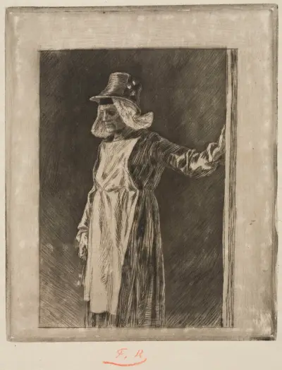 The Old Masken av Félicien Rops