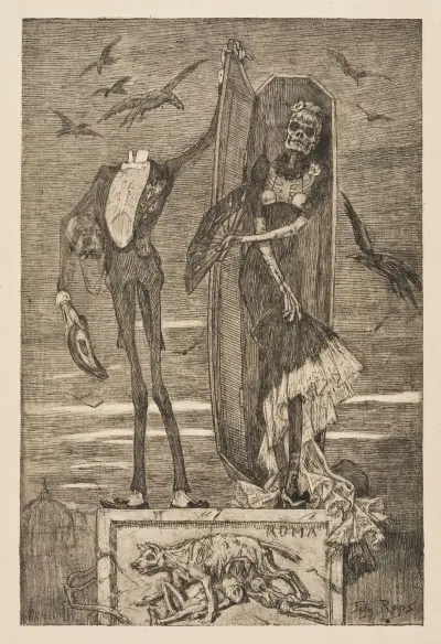 The Supreme Vice av Félicien Rops