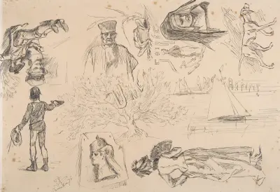 En kväll i Anseremme av Félicien Rops